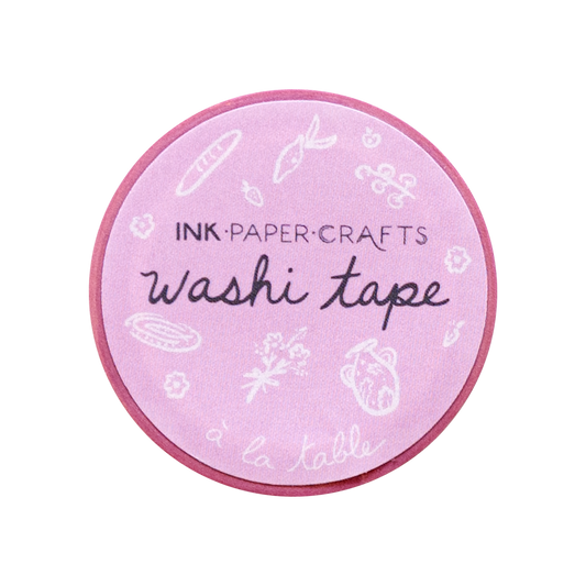 A La Table Pink Washi Tape