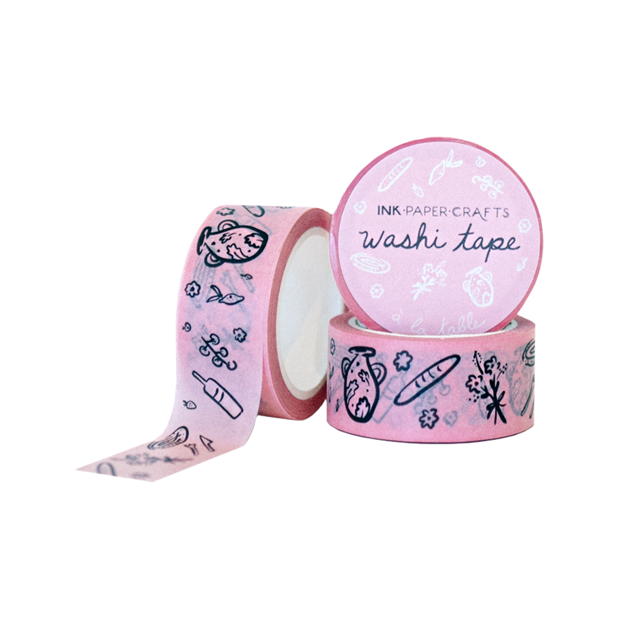 A La Table Pink Washi Tape