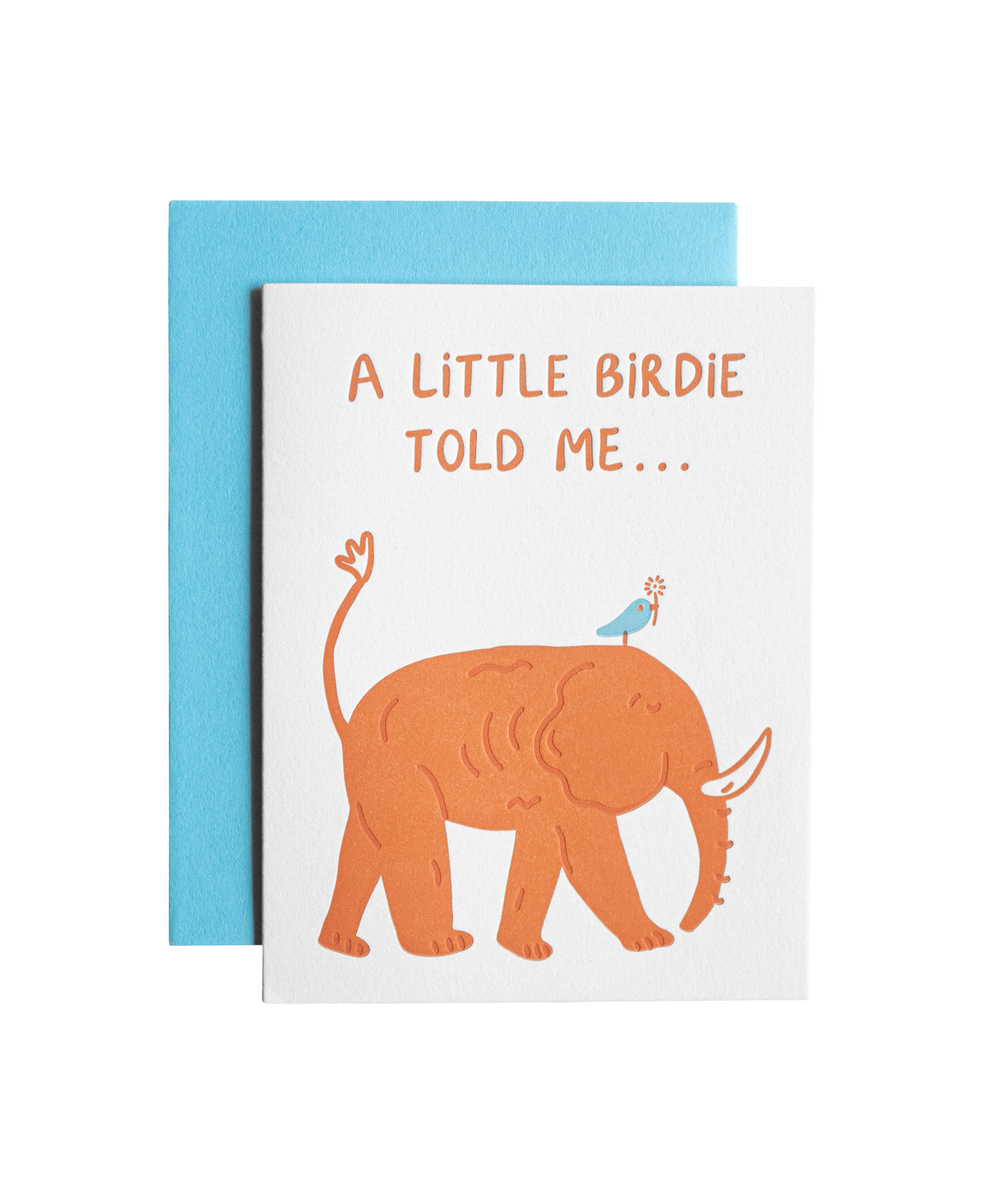 A Little Birdie Told Me Card