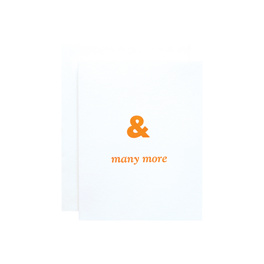 And Many More Card