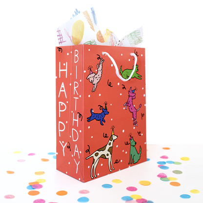 Birthday Dogs Gift Bag