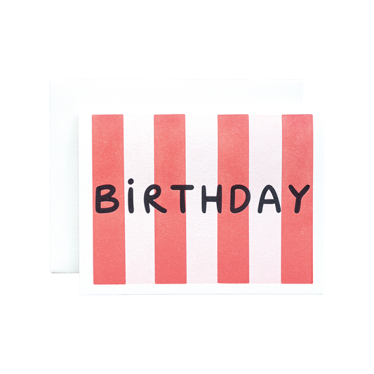 Birthday Stripes Card