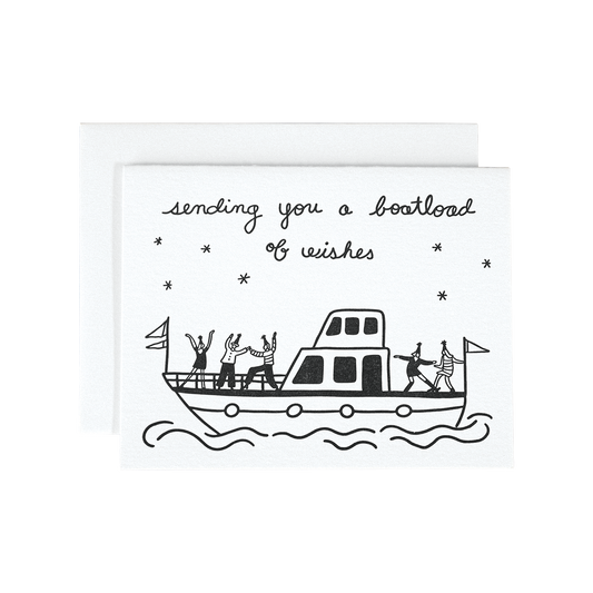 Boatload of wishes Card