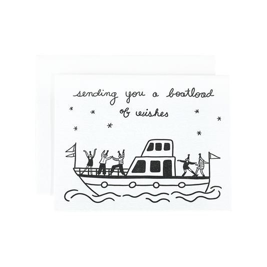 Boatload of wishes Card