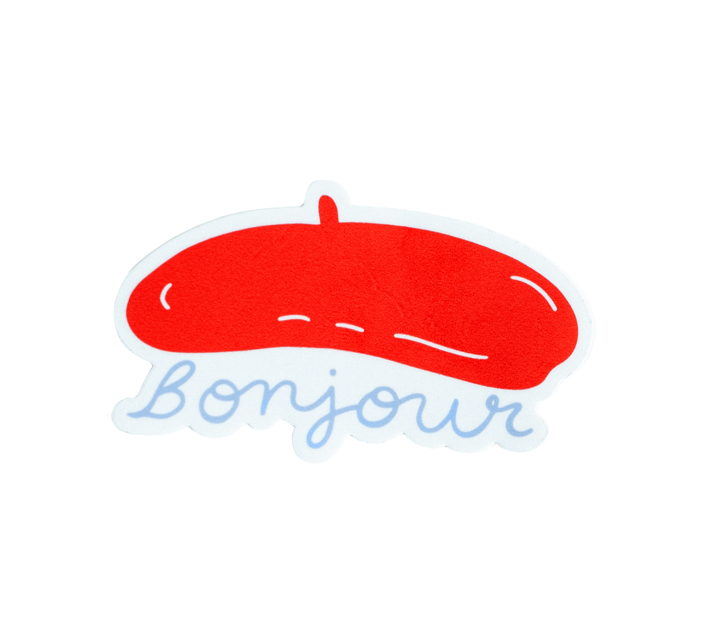 Bonjour Beret Sticker