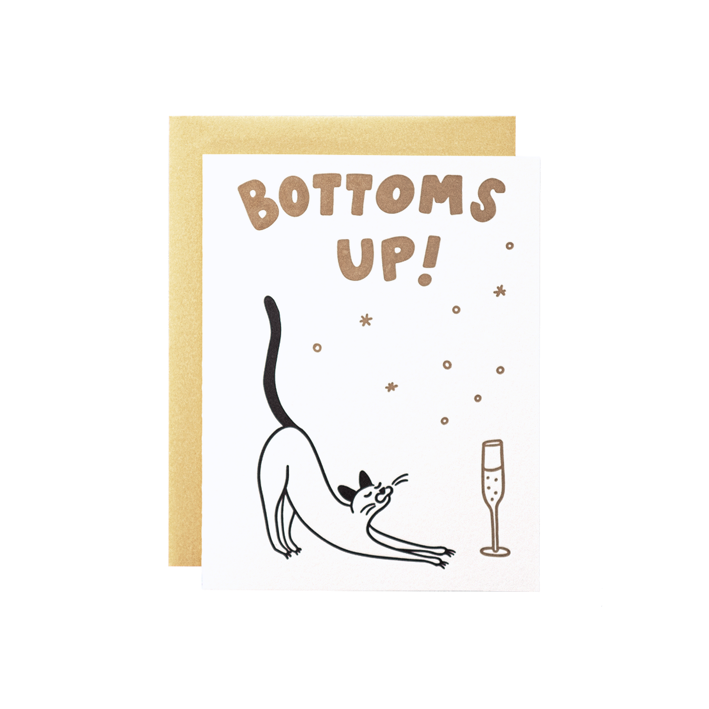 Bottoms Up Card