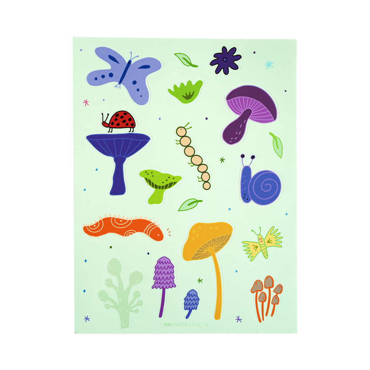 Bugs Life Sticker Sheet 8.5x11