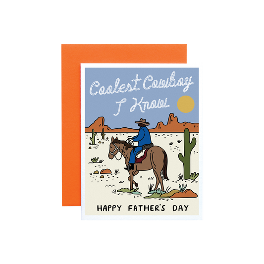 Coolest Cowboy Card