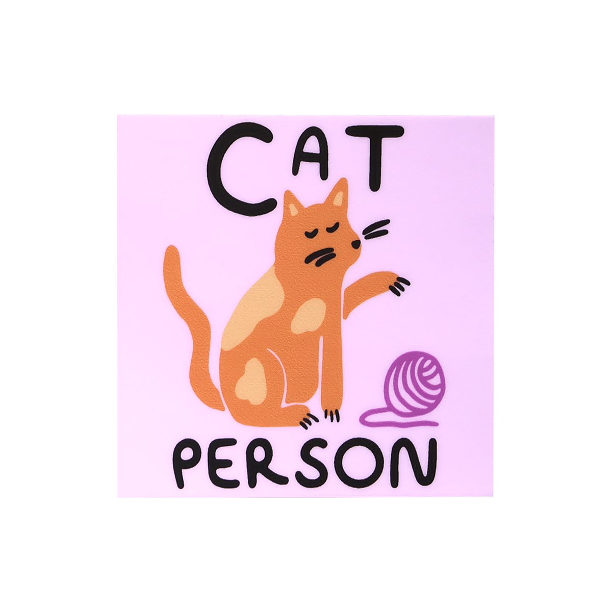 Cat Person Sticker