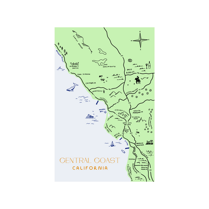 Central Coast Map