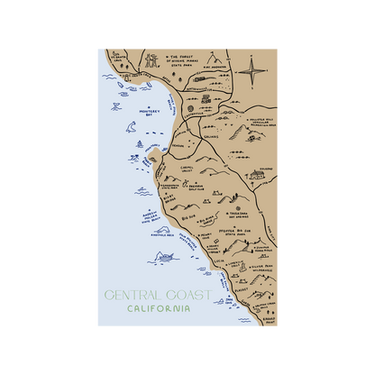 North Central Coast Map