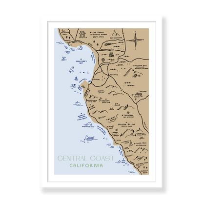 North Central Coast Map