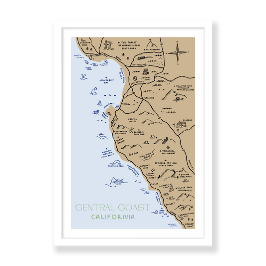 North Central Coast Map