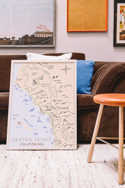 South Central Coast Map