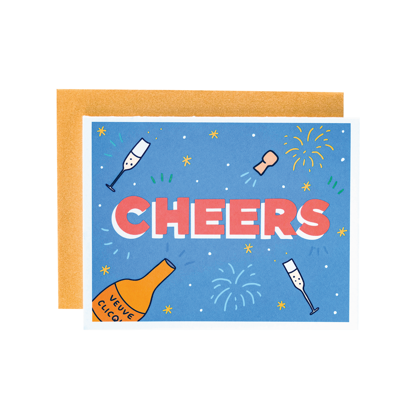 Cheers New Year's Eve Card