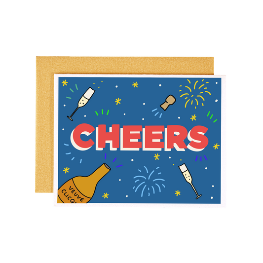 Cheers New Year's Eve Card