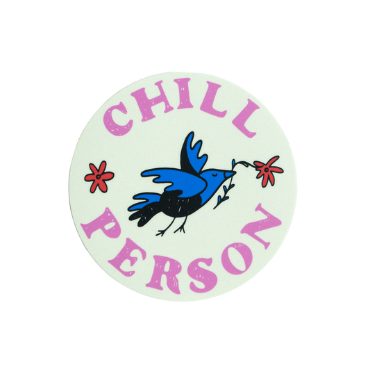 Chill Person Sticker