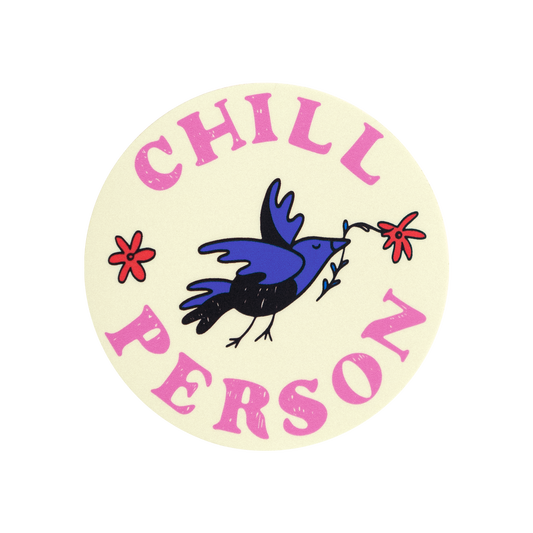 Chill Person Sticker