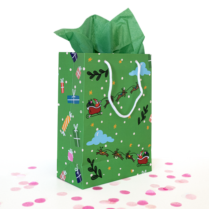 Santa's Sleigh Gift Bag