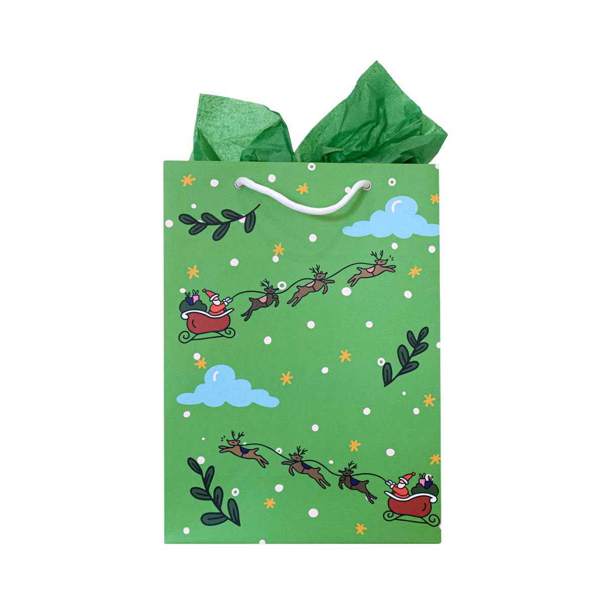 Santa's Sleigh Gift Bag