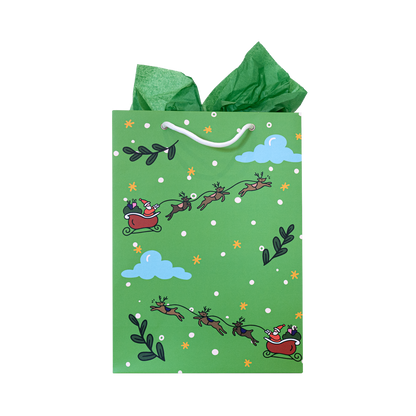 Santa's Sleigh Gift Bag