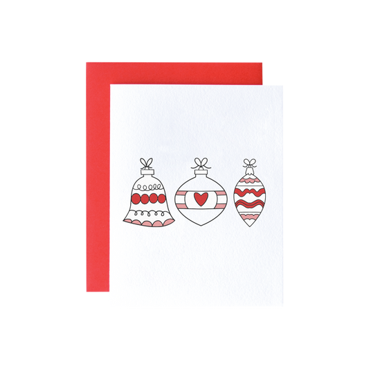 Christmas Ornaments Card