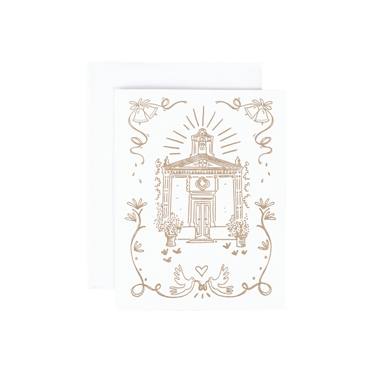 Church Wedding Card