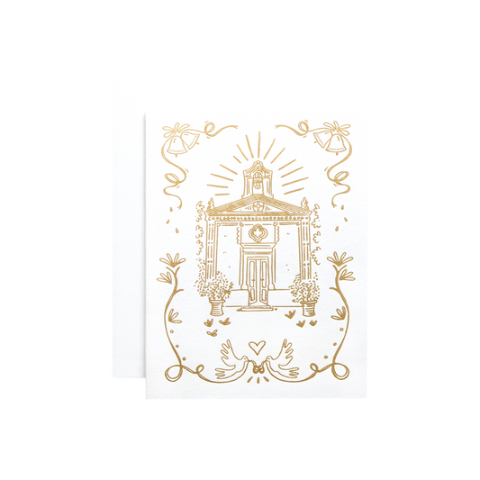 Church Wedding Card