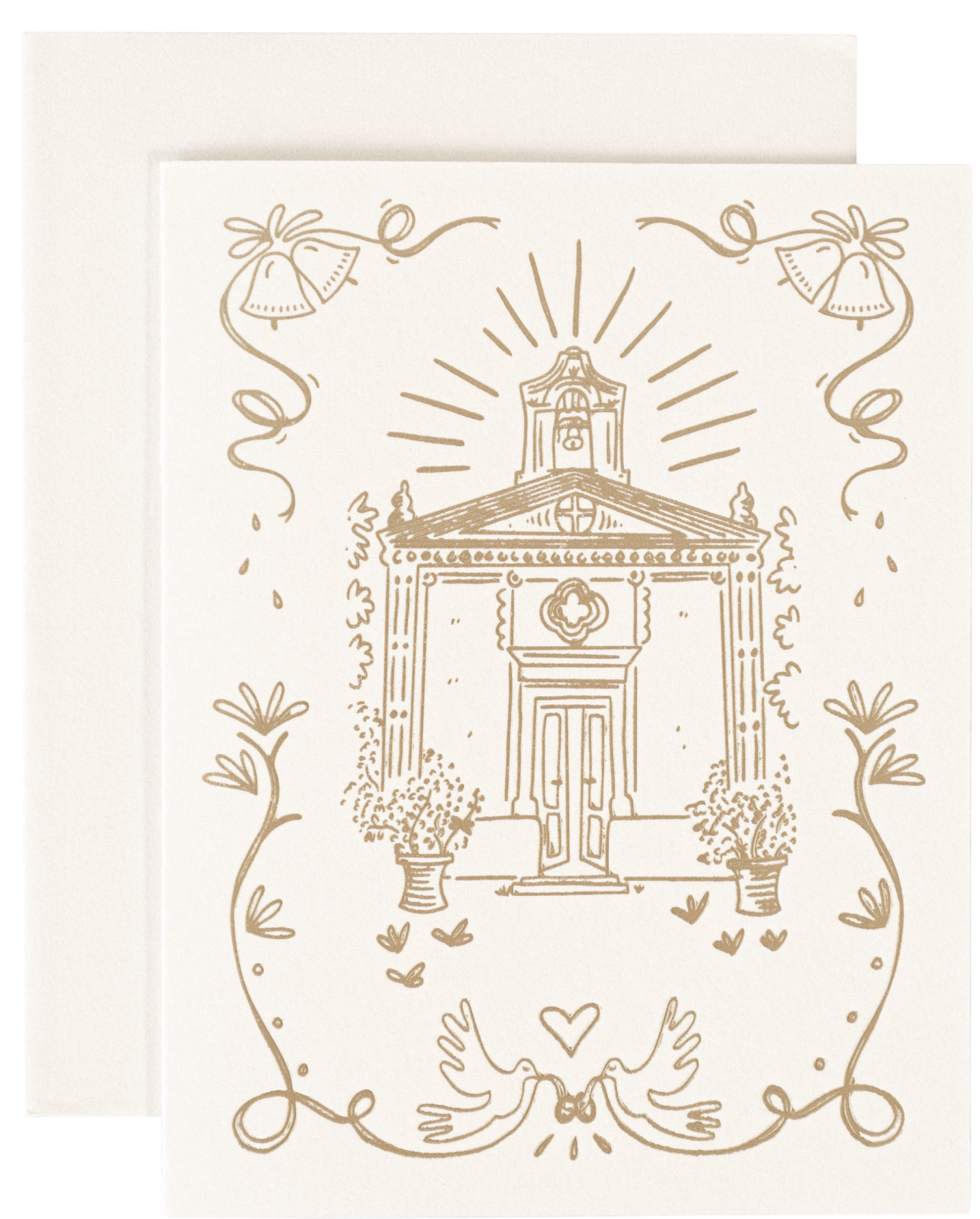 Church Wedding Card