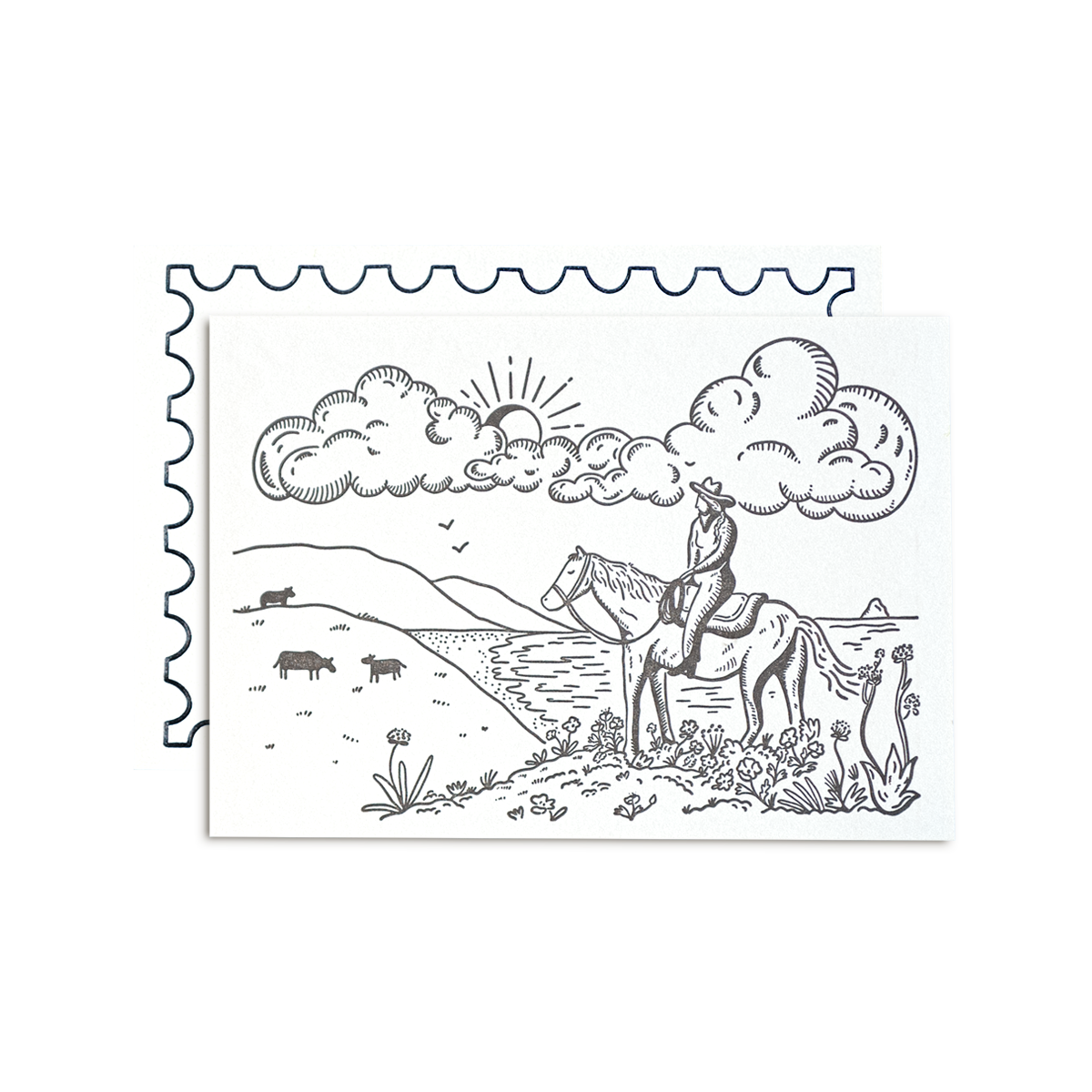 Coastal Cowboy Postcard