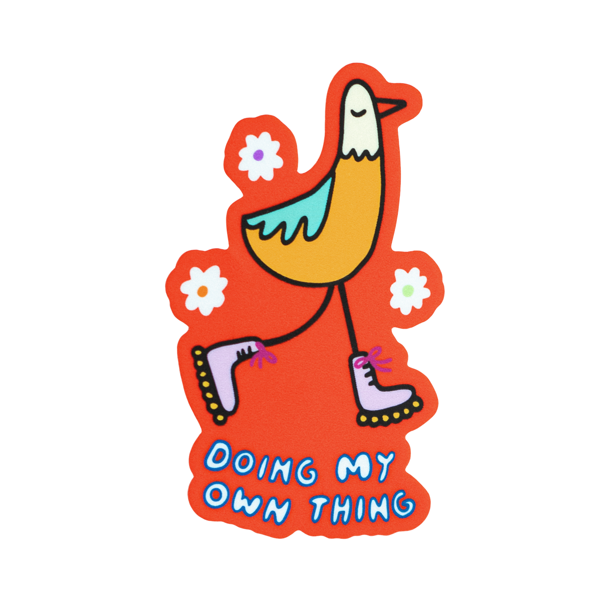 Doing My Own Thing Sticker