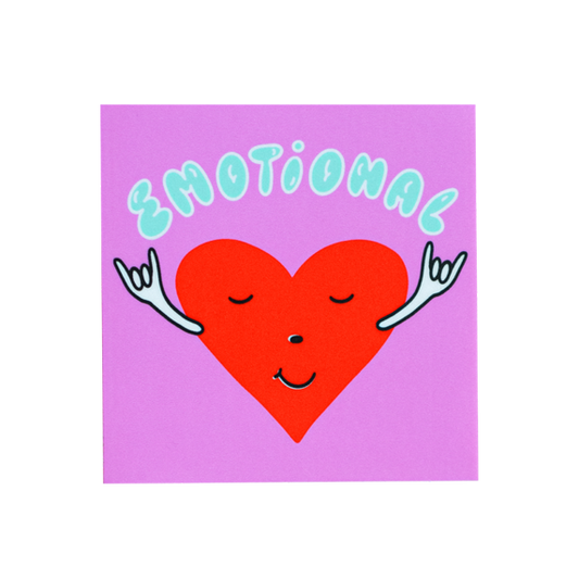 Emotional Heart Sticker