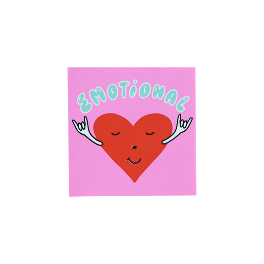 Emotional Heart Sticker