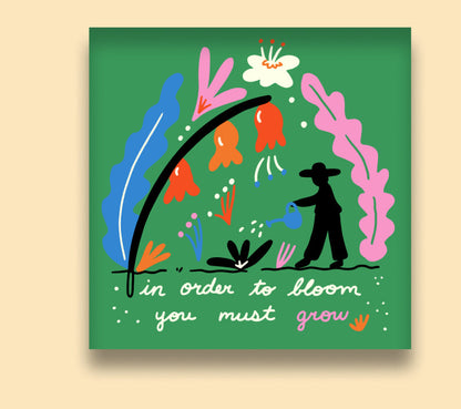 Growing Garden Sticker