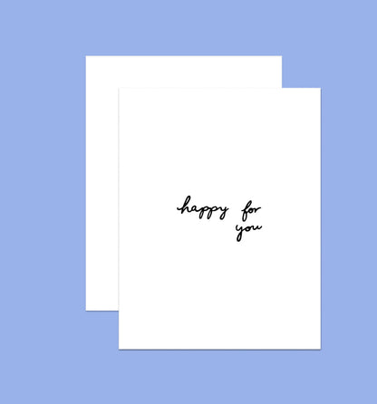 Happy For You Card