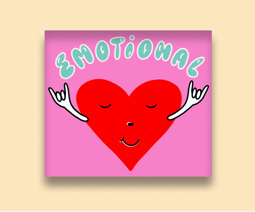 Emotional Heart Sticker