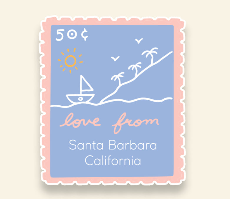 Love From SB Sticker