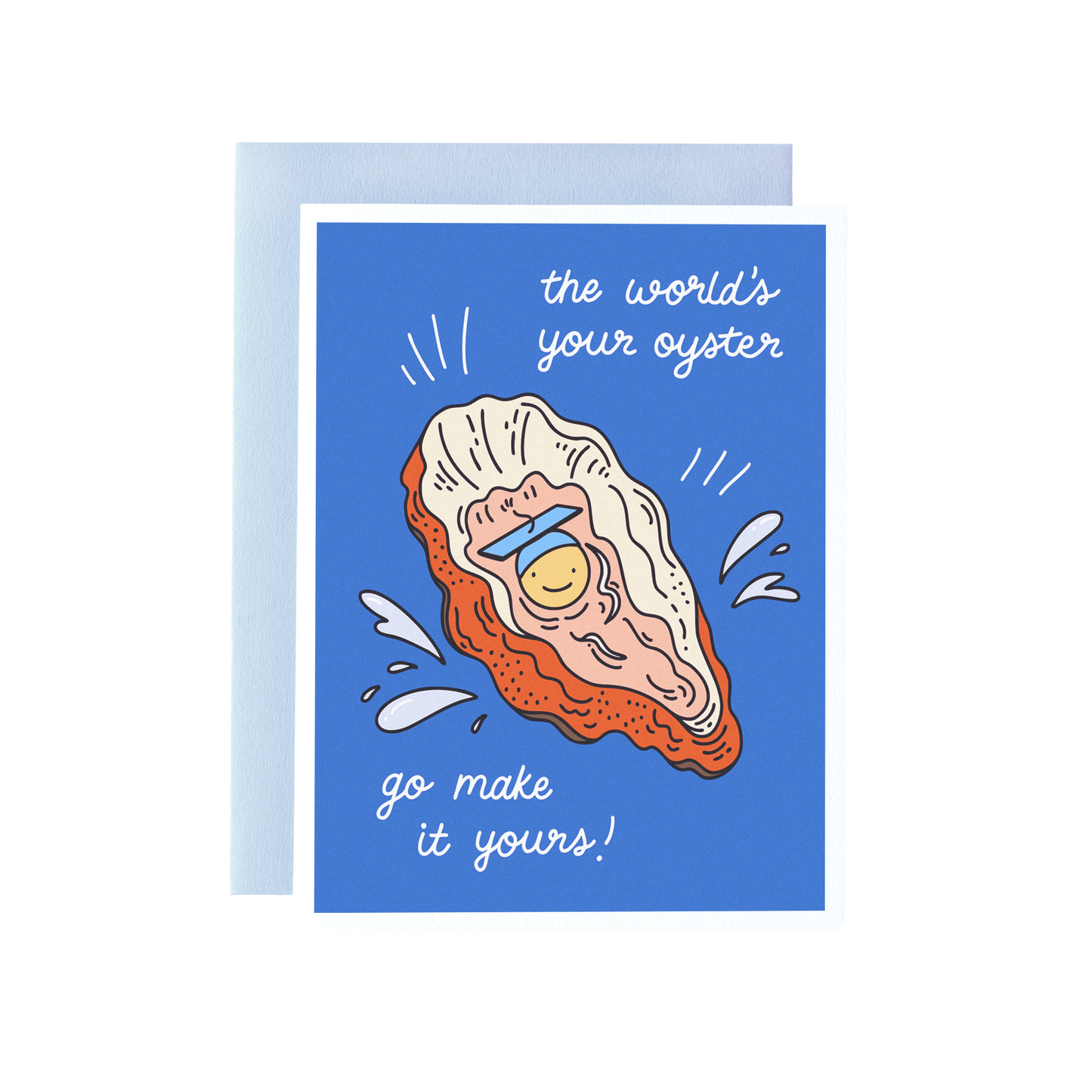 The World Is Your Oyster Graduation Card