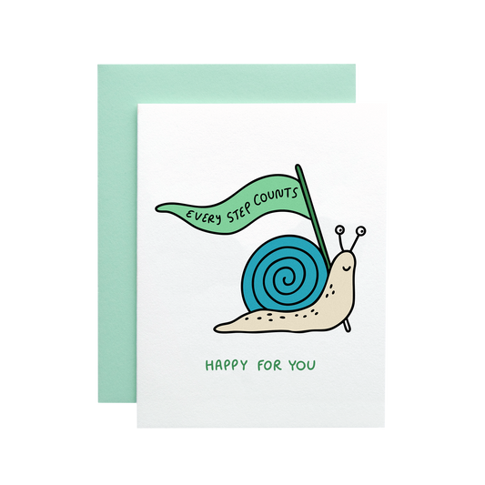 Happy for You Snail Card