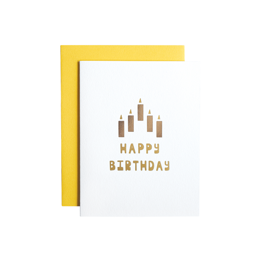 Happy Birthday Candles Card