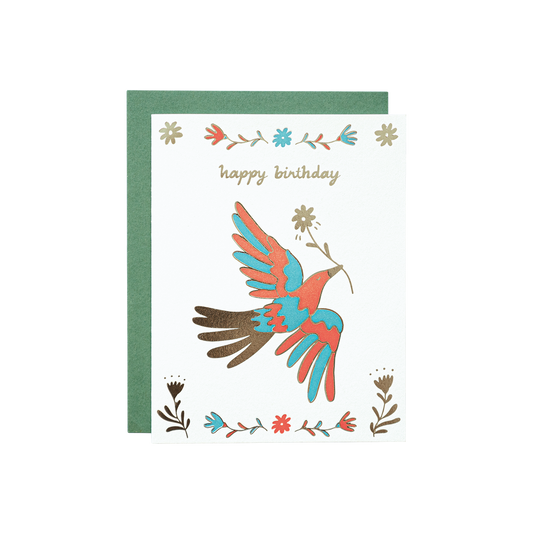 Happy Birthday Bird Card