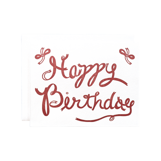 Happy Birthday Ribbon Card