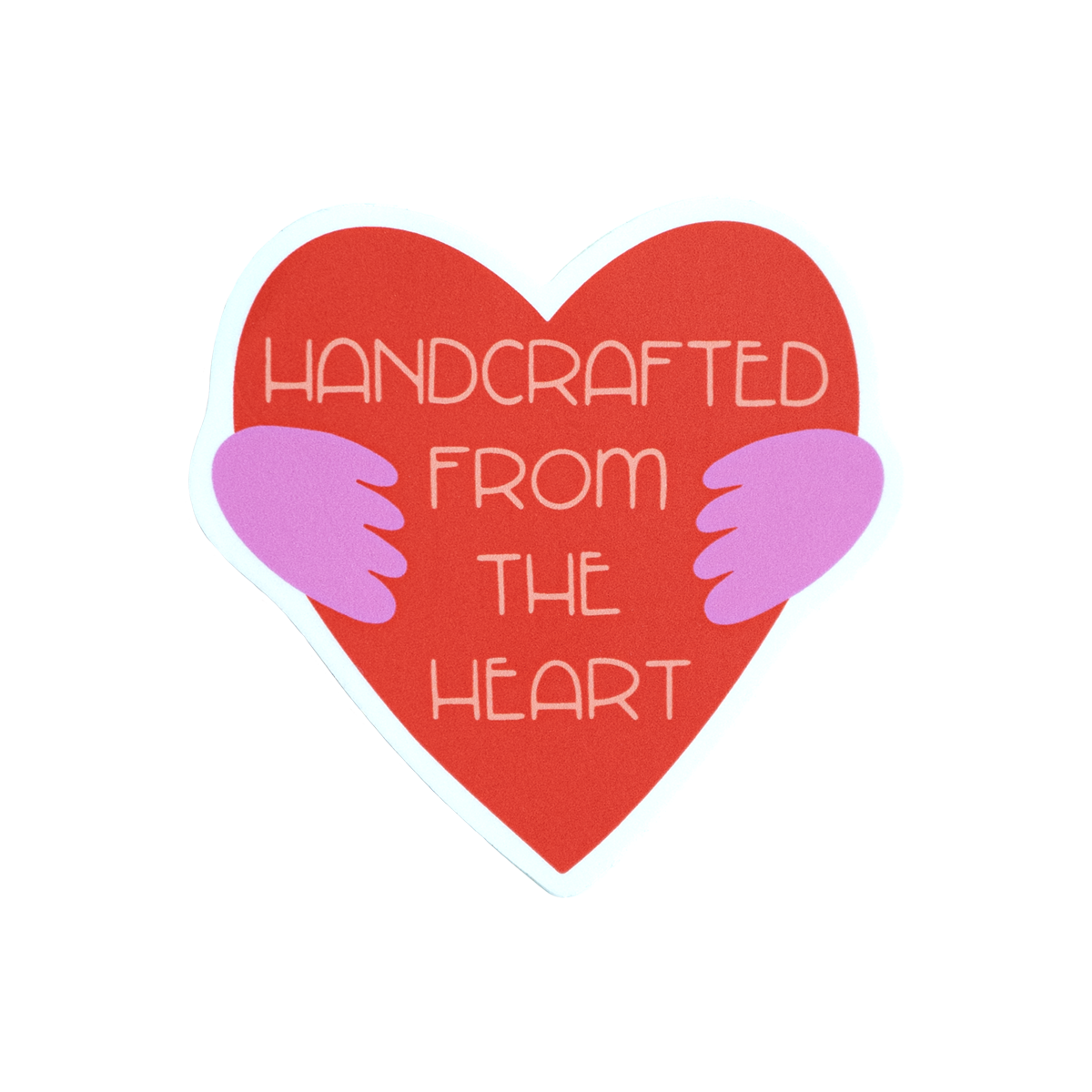 Handcrafted from the Heart Sticker