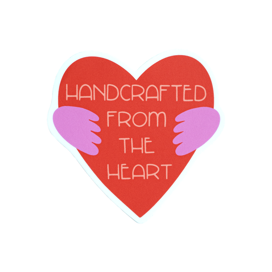 Handcrafted from the Heart Sticker