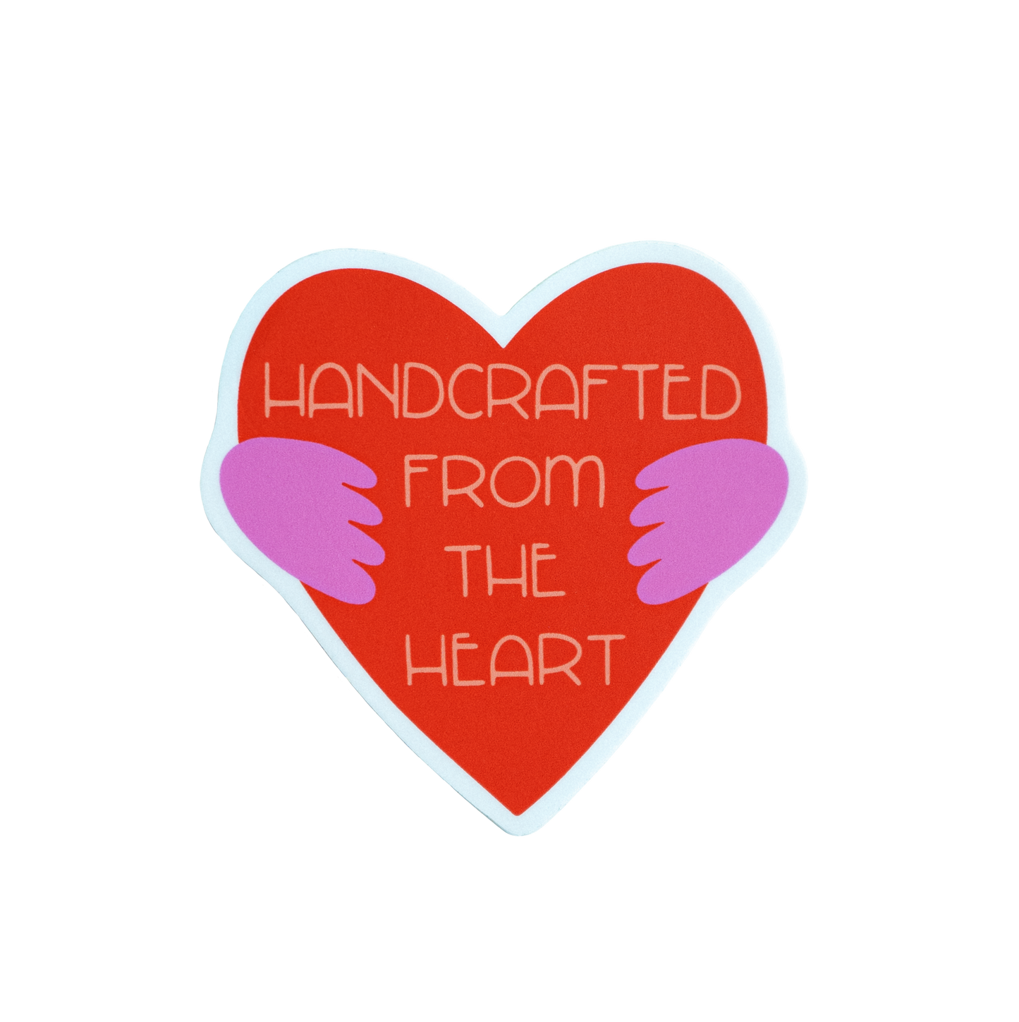 Handcrafted from the Heart Sticker