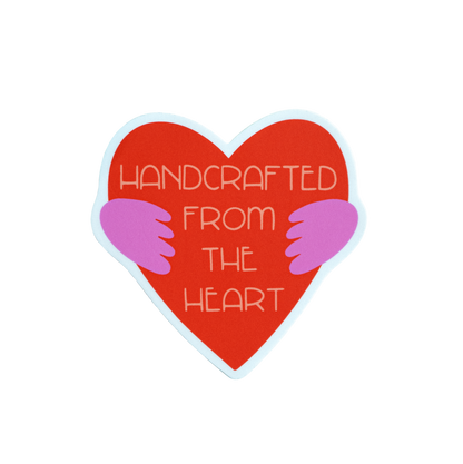 Handcrafted from the Heart Sticker