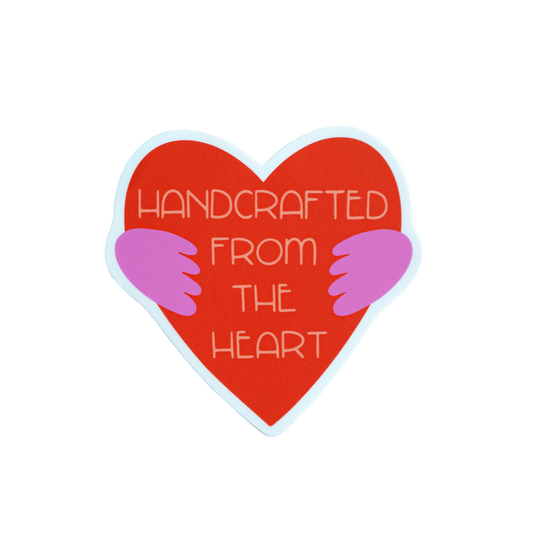 Handcrafted from the Heart Sticker