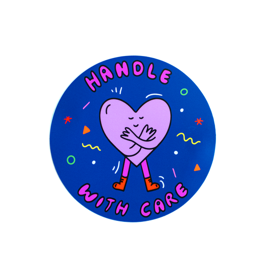 Handle with Care Sticker