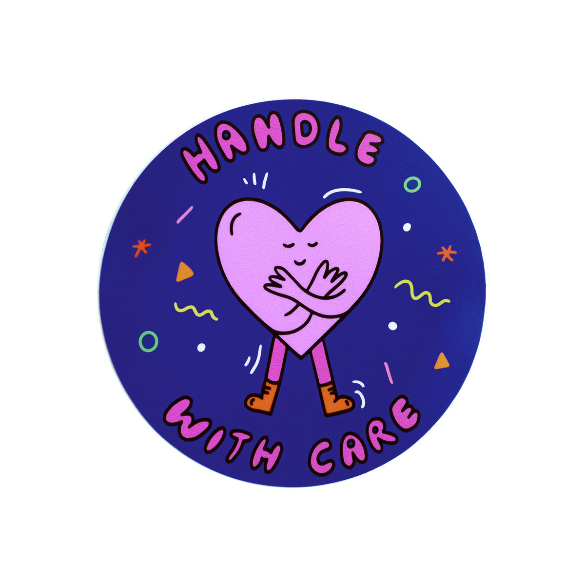 Handle with Care Sticker