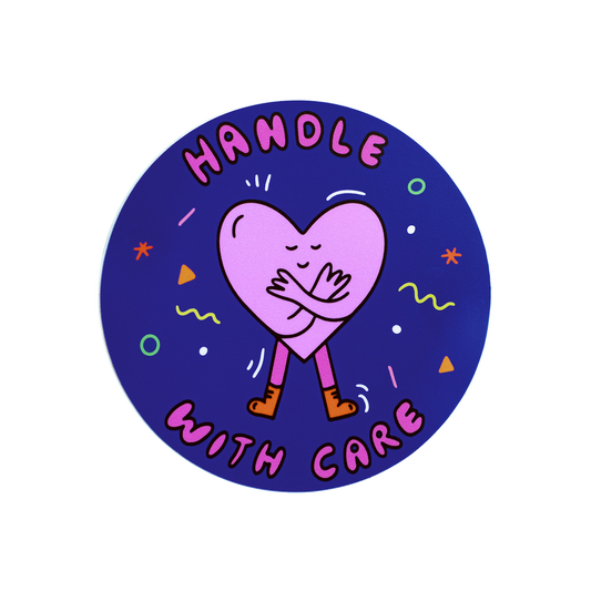 Handle with Care Sticker